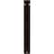 Ekena Millwork Bradford Wrought Iron Bracket, (Single center brace), Antiqued Copper 1 1/2"W x 7 1/2"D x 10"H BKTM01X07X10SBRACO - alternate 6